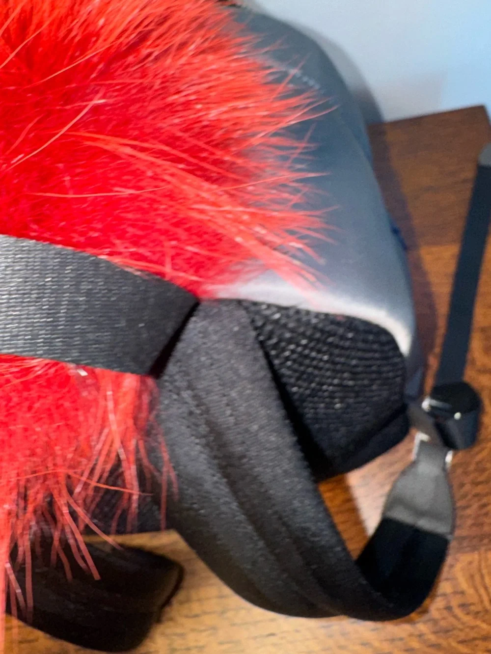 Fendi Monster Eyes Mohawk Fur Backpack w/COA